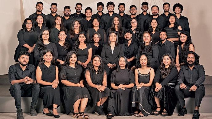 the indian choral ensemble united we sing  x