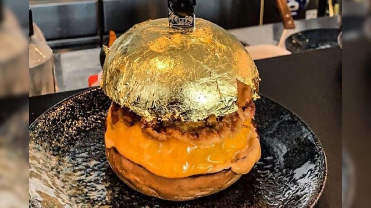 Gold plated burger